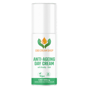 CBD Anti Ageing Day Cream with Rosehip | 500mg CBD | 50 ml Tube